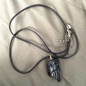 Black tourmaline necklace